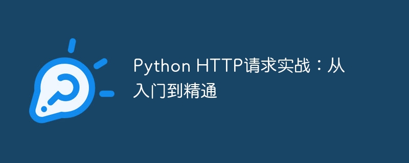 Python HTTP请求实战：从入门到精通