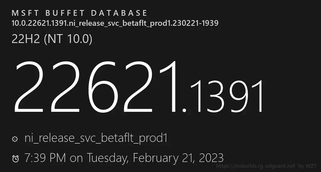 Win11 KB5023011补丁发布 Win11Beta频道启用Build22624版本号