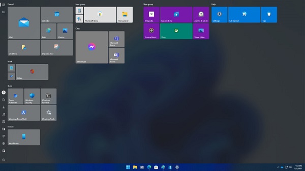 Start11工具发布 可以让win10系统使用win11界面布局