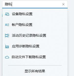 win11隐私设置打开教程