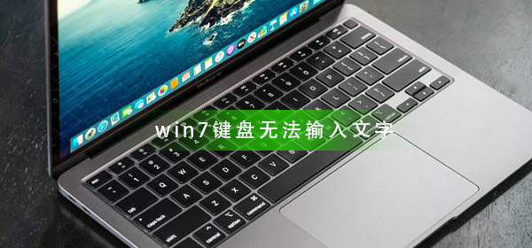 win7系统的键盘无法输入文字的解决方法