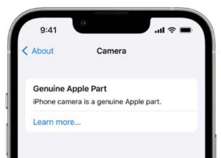 iOS15.2新功能帮用户轻松识别iPhone是否被更换了假冒零部件