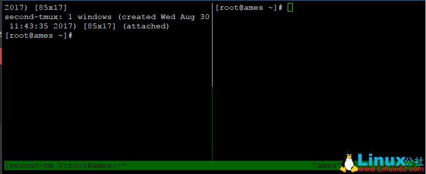 Tmux 终端命令行介绍