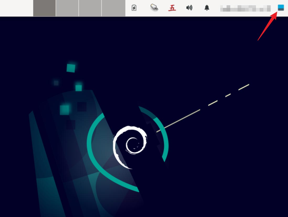 Debian11面板怎么添加显示桌面的快捷按钮?