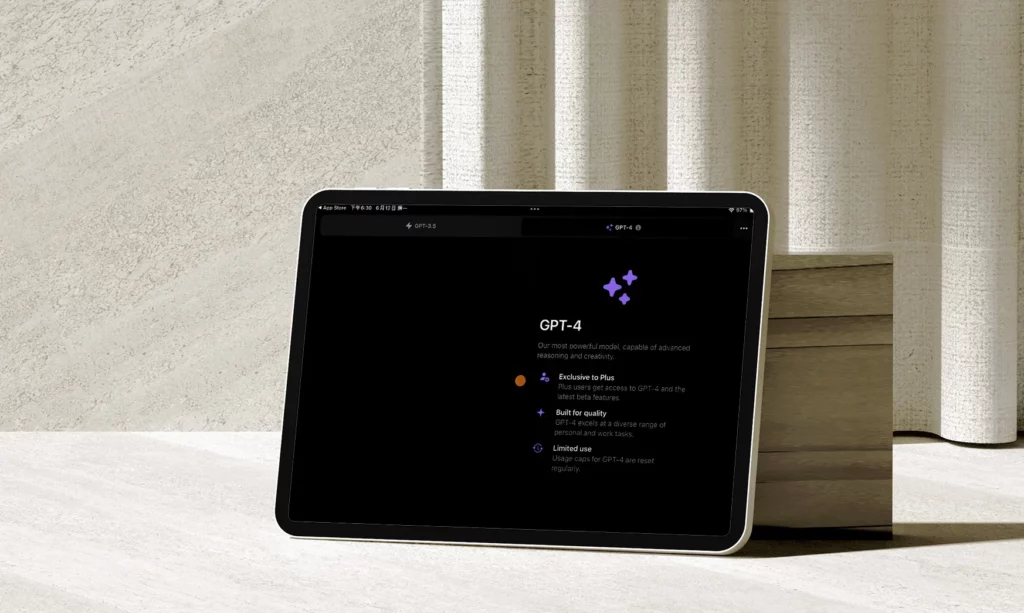 ChatGPT App 推出更新　正式支持 iPad
