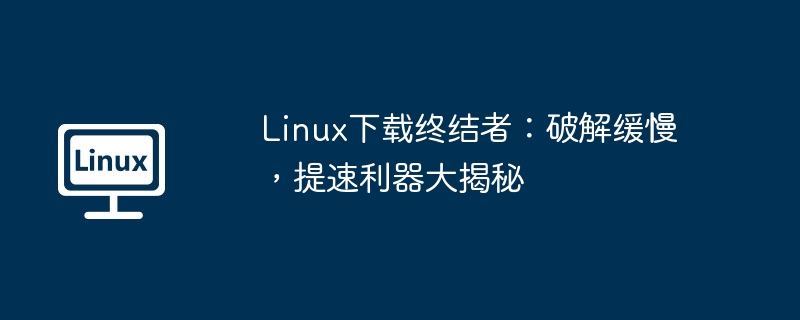 Linux下载终结者：破解缓慢，提速利器大揭秘