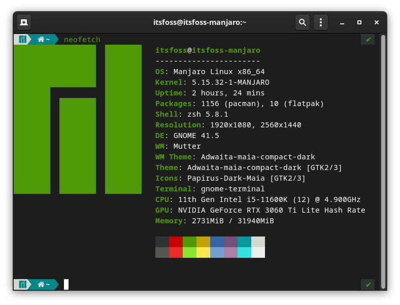 弃 Ubuntu 转 Manjaro 一周后的使用体验