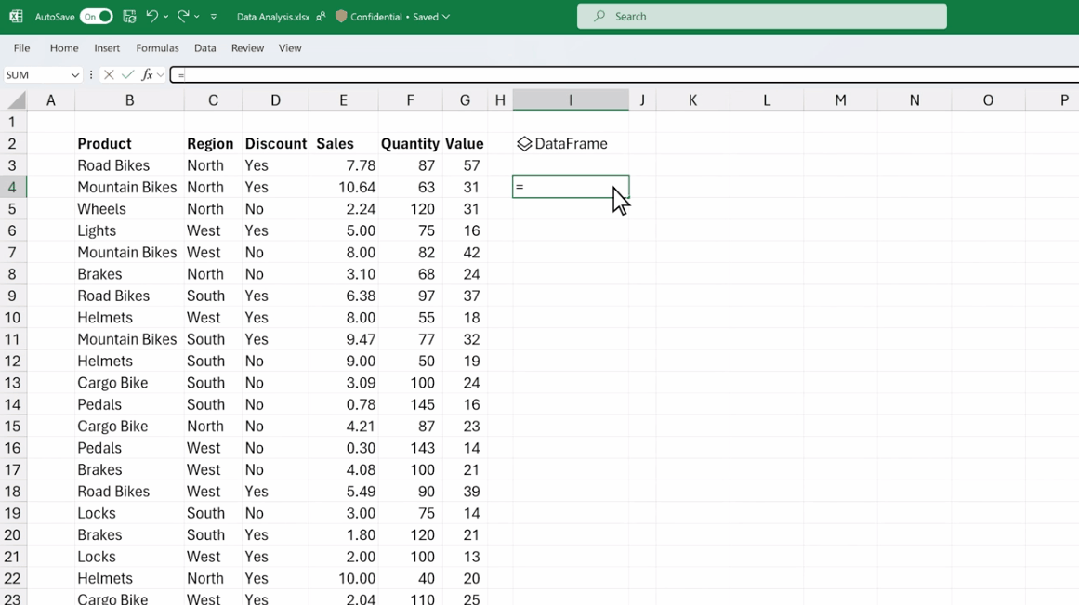 Microsoft 365 在 Excel 中启用 Python