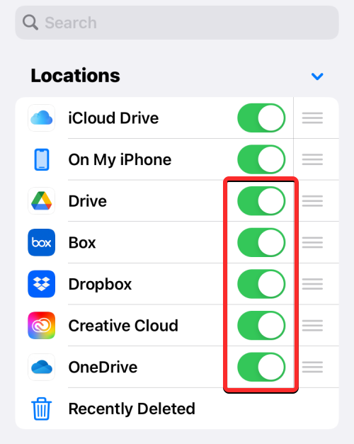 如何在 iPhone 上将 Google Drive、OneDrive、DropBox 添加到文件应用程序