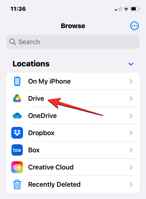 如何在 iPhone 上将 Google Drive、OneDrive、DropBox 添加到文件应用程序