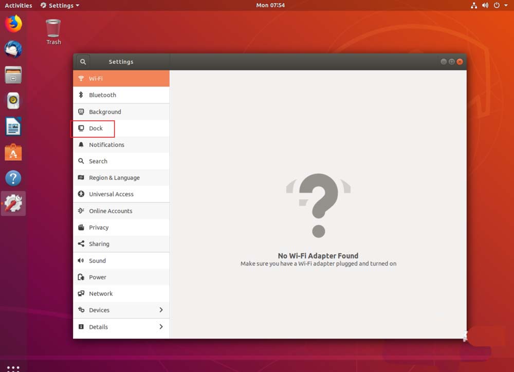 Ubuntu18.04左侧边栏图标怎么调整大小?