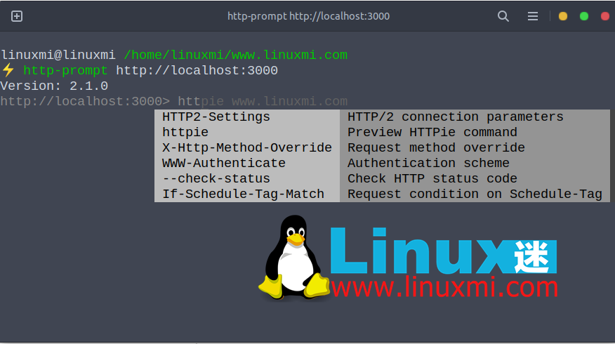 如何在 Linux 上 HTTPie 与 HTTP Prompt 安装和使用