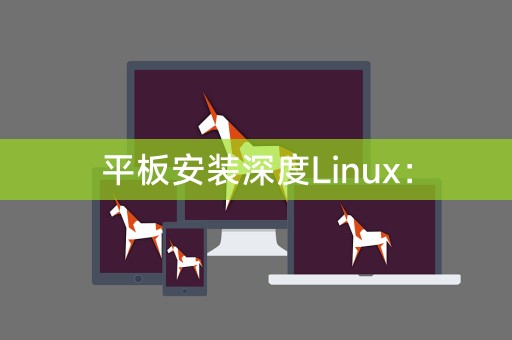 平板安装深度Linux：