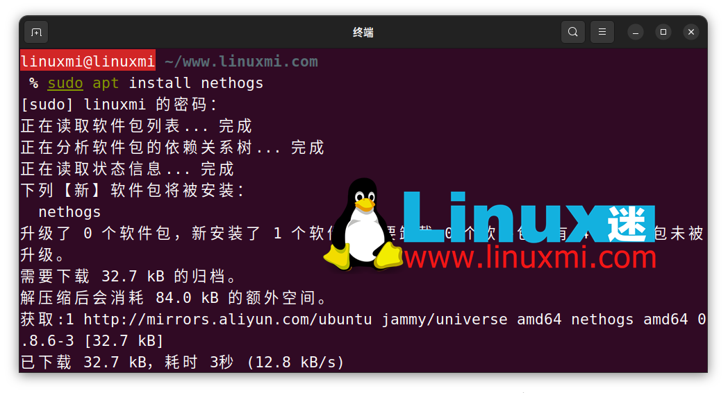 如何监控 Linux 上进程的网络使用情况