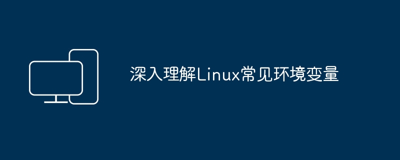 深入理解Linux常见环境变量