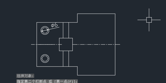 cad如何把线打断成几等分