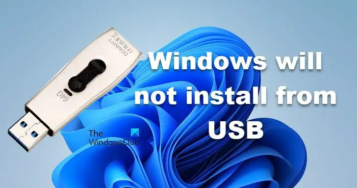 修复Windows USB安装问题