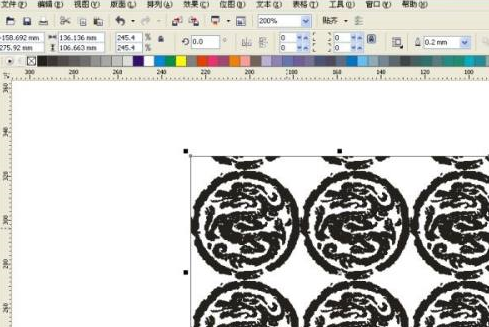 CorelDraw X4怎么使用图案填充-CorelDraw X4使用图案填充的方法