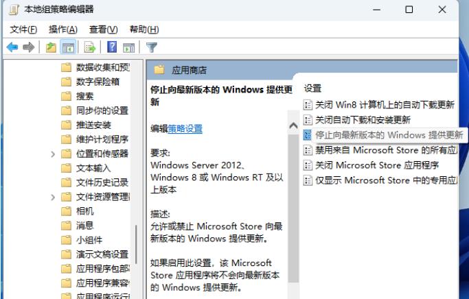 Win11组策略禁用Microsoft Store应用更新介绍