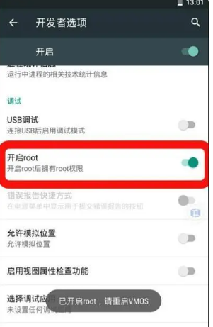 vmos在哪开启root权限