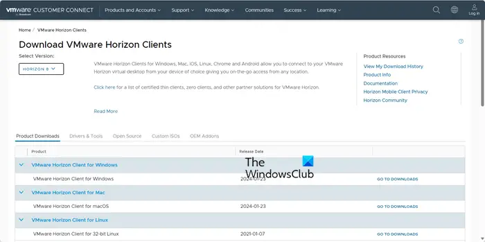 VMware Horizon客户端在连接时冻结或停滞[修复]