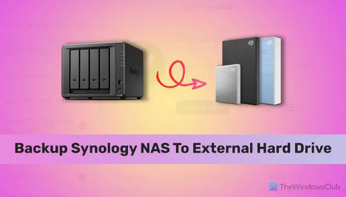 如何将Synology NAS备份到外部硬盘