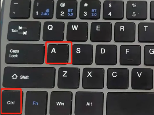 全选是ctrl加什么 ctrl加什么键全选内容