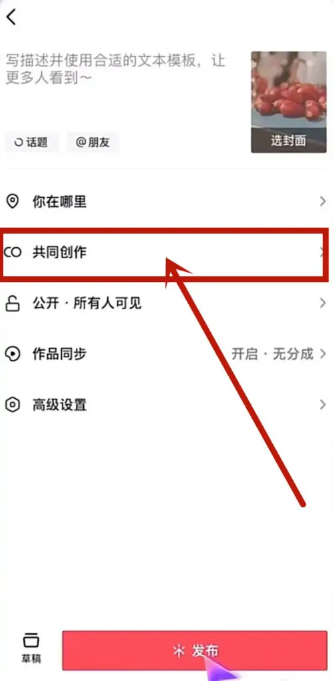 抖音共创作品怎么弄的