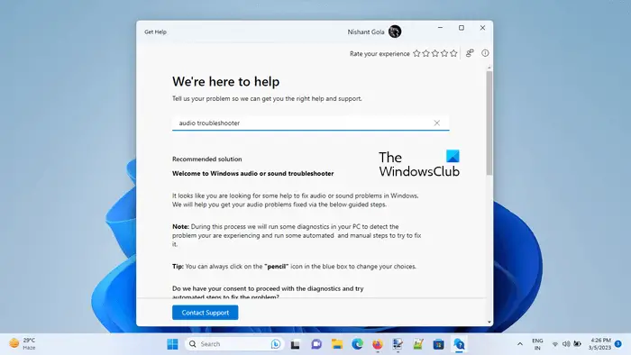 WebEx麦克风在Windows 11/10上无法正常工作