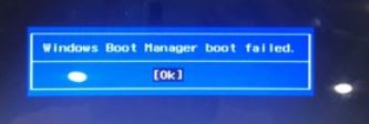 win10电脑开机显示Windows Boot Manager Boot Failed怎么办