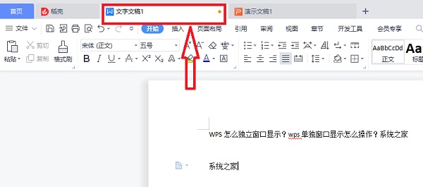 wps文档怎么设置多窗口单独显示一个?wps设置多窗口单独显示的方法