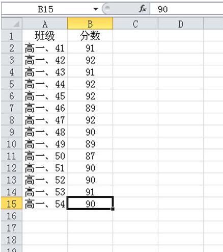 Excel表格设置彩色的交叉图表的详细方法