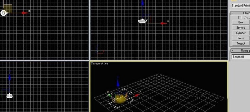 3Ds MAX茶壶阵列成矩阵样式的操作方法