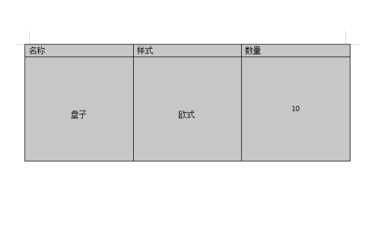  word表格样式采用内置样式浅色底纹的方法