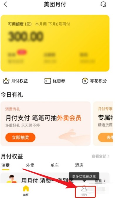 美团月付怎么查询信任分_美团月付查询信任分的方法