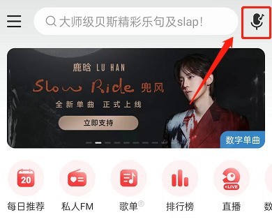 网易云音乐怎么识别其他app歌曲_网易云音乐识别其他app歌曲方法