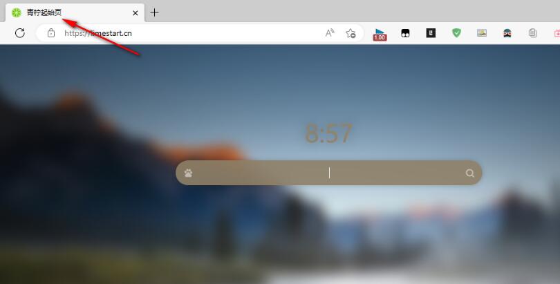 青柠起始页怎么设置默认页面？青柠起始页设置默认页面方法