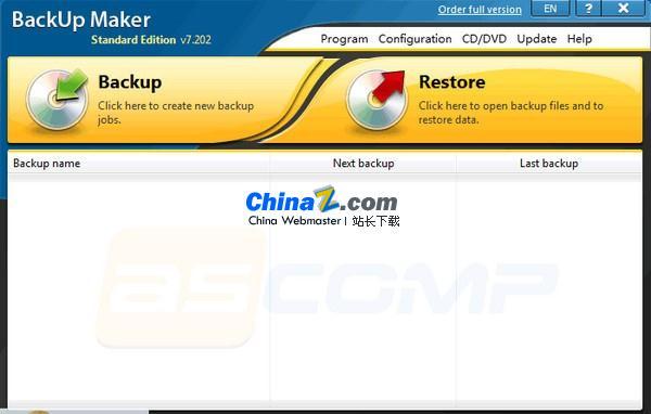 BackUp Maker Standard Edition