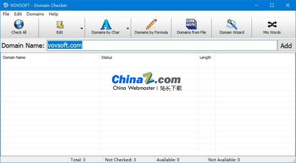 Domain Checker(获取域名状态信息)