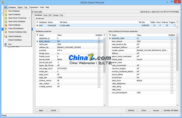 SQLite Expert Professional(SQLite管理工具)