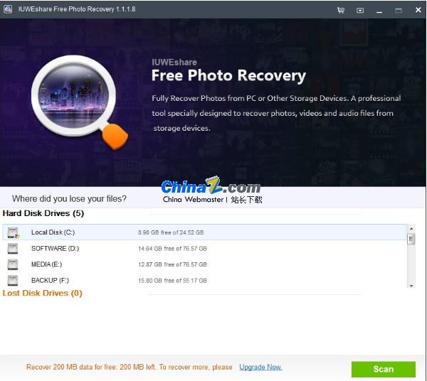 IUWEshare Free Photo Recovery