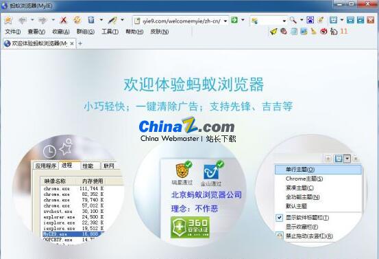 蚂蚁安全浏览器(MyIE9)