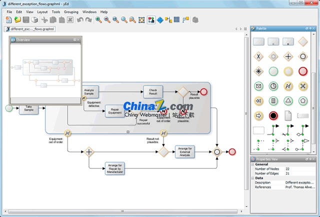 yEd流程图绘制工具