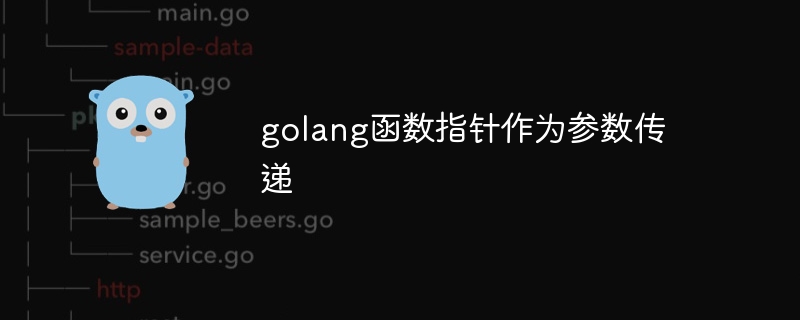 golang函数指针作为参数传递