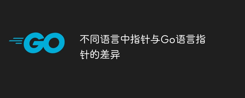 不同语言中指针与Go语言指针的差异