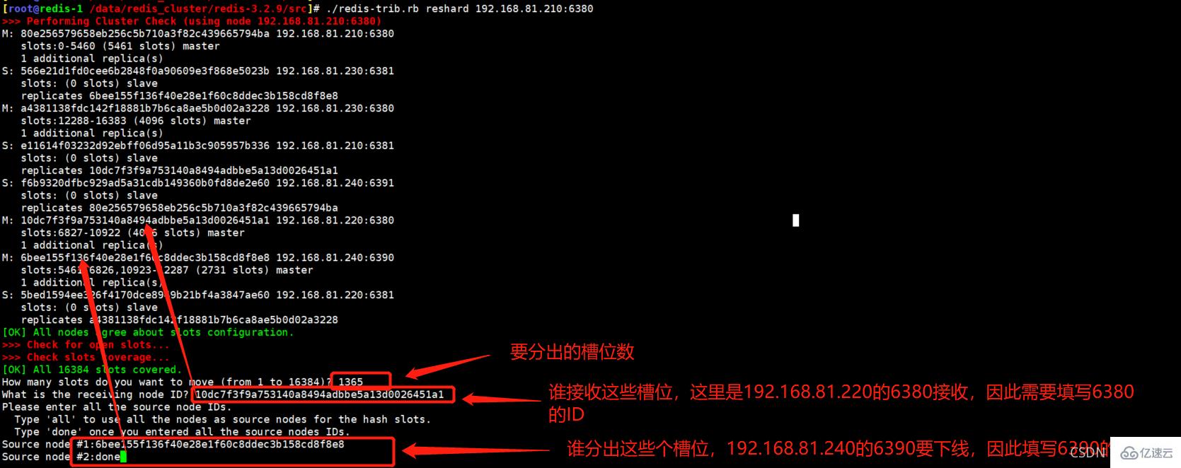 Redis Cluster集群收缩主从节点的方法