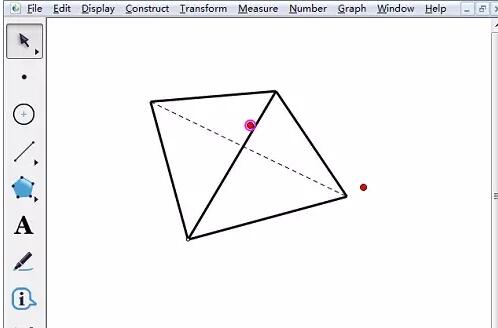 几何画板快速绘制正四面体的操作流程