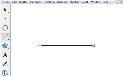几何画板在线段上标注长度的详细方法