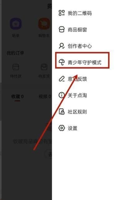 点淘怎么设置未成年模式_点淘设置未成年模式教程