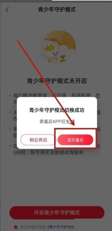 点淘怎么设置未成年模式_点淘设置未成年模式教程